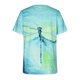 thumbnail image 5 of Camiseta de manga corta suelta con cuello redondo y estampado informal a la moda para mujer Fridja  hjk4349, 5 of 8
