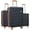 Black & Brown, variant on Keytang Lightweight Hardside Expandable Spinner Wheels Luggage Suitcase W/TSA Lock 3-Piece Set,Yellow