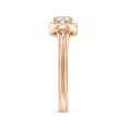 thumbnail image 4 of ANGARA Natural Solitaire Diamond Infinity Knot Ring in 14K Rose Gold for Women (Size-5mm| Color-I-J| Clarity-I1-I2) | April Birthstone, Anniversary, Jewelry Gift for Women | Natural Diamond Ring, 4 of 10