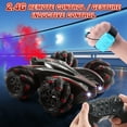 thumbnail image 3 of Quntis Hand  remote controlled car, 2.4GHz 4WD Gesture Sensing Rc Stunt Car, 360°Spins Double Sided with Spray Lights Music Remote Control Car  for Christmas Gift Birthday Party,Red, 3 of 12