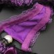 thumbnail image 4 of Braguitas de encaje de cintura baja para mujer - Ropa interior sexy lisa con silueta recta - Mezcla de poliéster, talla única, comodidad para todas las estaciones, 4 of 6