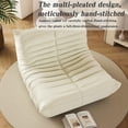 thumbnail image 3 of Traumliebe Armless Bean Bag Chair Lazy Floor Sofa Couch Adults&Kids for Living Room Bedroom Office Beige, 3 of 7