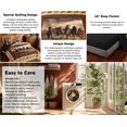 thumbnail image 6 of Manfei Cute Animal Horse 7pcs Bedding Comforter Set Galloping Horse Kawaii Farm Cowboy Queen Bedding Sets,Brown Reversible, 6 of 8