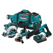 Makita XT601 18V LXT Lithium-Ion Cordless 6-Pc. Combo Kit (3.0Ah)