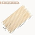 thumbnail image 2 of Lsupdaol Eye Brow Wooden Wax Sticks Mini Waxing Applicator Sticks Lip Nose Eyebrow Wood Craft Small Facial Hair Spatula Applicator for Home Spa Hair Removal Smooth Skin Use(200 Pieces), 2 of 7