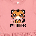 thumbnail image 4 of Inktastic 3rd Birthday Cute Tiger 3 Year Old Girls Toddler Dress, 4 of 5