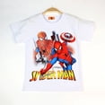 thumbnail image 3 of 2024 Camiseta de algodón para niño, ropa de verano de manga corta para niños, de algodón, para bebés, Spiderman McQueen, moda de 2 a 14 años, 3 of 5