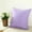 Purple, variant on Yesbay Plain Solid Color Throw Pillow Case Home Sofa Linen Cotton Square Cushion Cover,Yellow