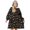 Game Controller Black Pattern-3, variant on Game Controller Black Pattern Double-Sided Sherpa Fleece Wearable Blanket Hoodie, Oversized Thick Fuzzy Pullover with Giant Pocket for Women & Men