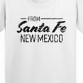 thumbnail image 4 of Inktastic From Santa Fe New Mexico in Black Distressed Text Youth T-Shirt, 4 of 5