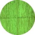 thumbnail image 1 of Ahgly Company Indoor Round Abstract Green Modern Area Rugs, 8' Round, 1 of 4