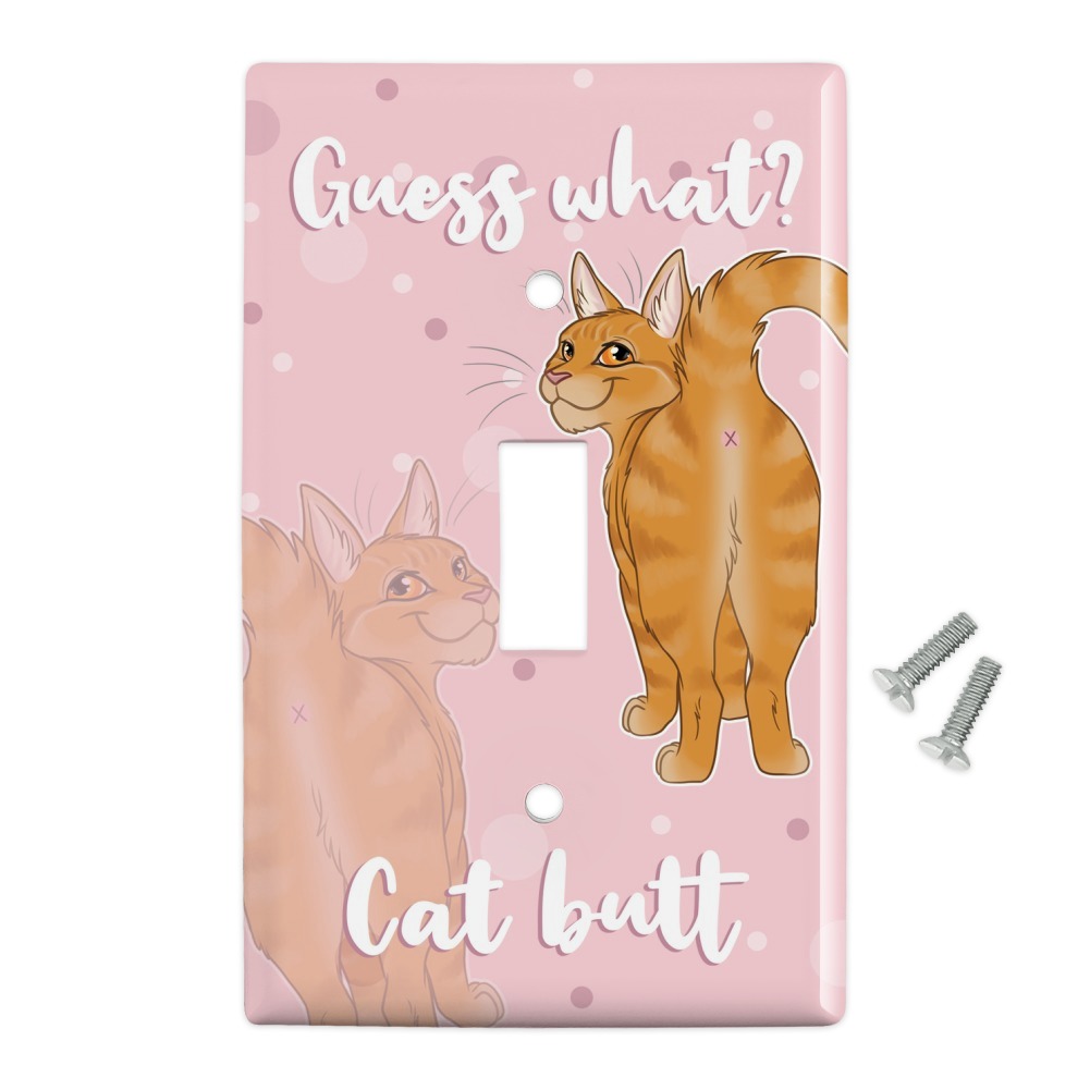 cat switch plate covers