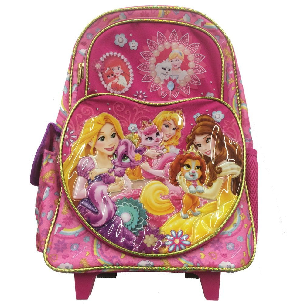 Disney Large Rolling Backpack Disney Palace Pets New School Bags