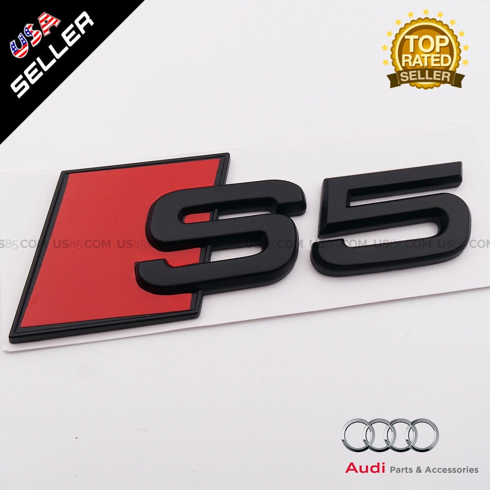 ABS  Polymer Logo for Audi A5 Emblem Badge Car Styling 
