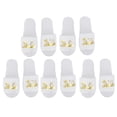 thumbnail image 2 of Zapatillas con estampado, 5 pares de zapatillas con estampado de letras Zapatillas de hotel Eficiencia maximizada, 2 of 8