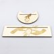 thumbnail image 5 of 2 soportes para cartas de tarot de madera rectangulares en forma de luna. TFixol  Soporte de tarjeta, 5 of 7