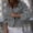 Grey, variant on Women Solid Color Long Sleeved Short Double Pocket Woolen Jacket Anorak Jacket Women Womens Jackets Fall Zip up Sweaters for Women Longer Womens Jackets Extra Large Women Jackets Embroidery Jackets