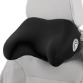 thumbnail image 1 of Almohada para reposacabezas de coche Unique Bargains, ergonómica y cómoda, almohada de soporte para el cuello, poliéster, espuma viscoelástica, ancho ajustable, negra, 1 pieza para conducir, 1 of 1
