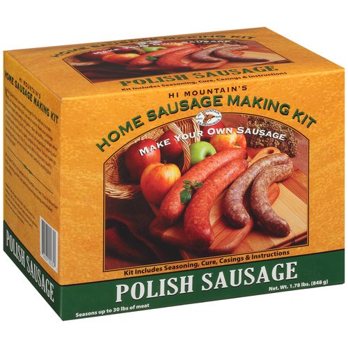 Hi Mountain's Polish Sausage Home Sausage Making Kit, 1.78 lbs