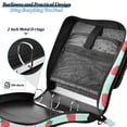 thumbnail image 4 of FORMRS Zipper Binder with Shoulder Strap 2-inch Ring 500 Sheet Capacity File Bag, Green Strawberry, 4 of 5
