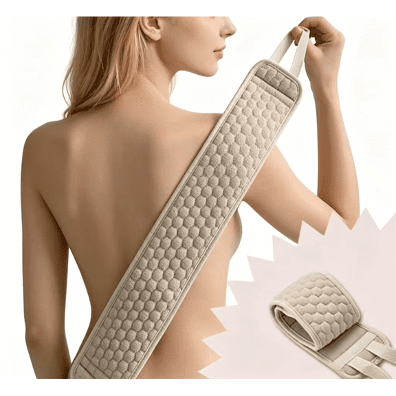 Vruelia Exfoliating Back Scrubber for Shower Back Washer for Shower for Men and Women Deep Clean