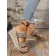 thumbnail image 2 of Women Braided Detail Espadrille Sole Wedge Sandals, Fashionable Outdoor Wedge Slide Sandals, 2 of 4