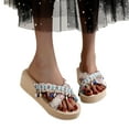 thumbnail image 4 of VerPetridure Women Open Toe Slippers Shoes Comfy Sandals Casual Comfortable Beach Sandals, 4 of 6