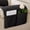 Black, variant on Specollect Solid Color Lambskin Armrest Cover, Recliner Chair Protector, Furniture Protector Slip, Side Storage Pocket, Chair, Sofa Rainproof Dirtproof And Scratch Resistive
