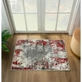 thumbnail image 6 of Luxe Weavers Euston Collection Abstract Area Rug 7680 Red 2x3, 6 of 9