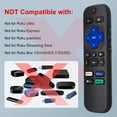 thumbnail image 4 of (2 Pack) Replacement Remote Control for Roku TV - Compatible with TCL/Hisense/Onn/Philips Roku Smart TVs, No Pairing Needed (Not for Roku Stick/Box/Players), 4 of 8