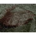 thumbnail image 4 of oneOone Silk Tabby Fabric Geometric Maze & Rabbit Animal Sashiko Print Decor Fabric Printed BTY 42 Inch Wide, 4 of 4