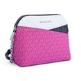 thumbnail image 5 of Michael Kors Women's Jet Set Travel Medium Color-Block Signature Logo Dome Crossbody Bag, 5 of 6