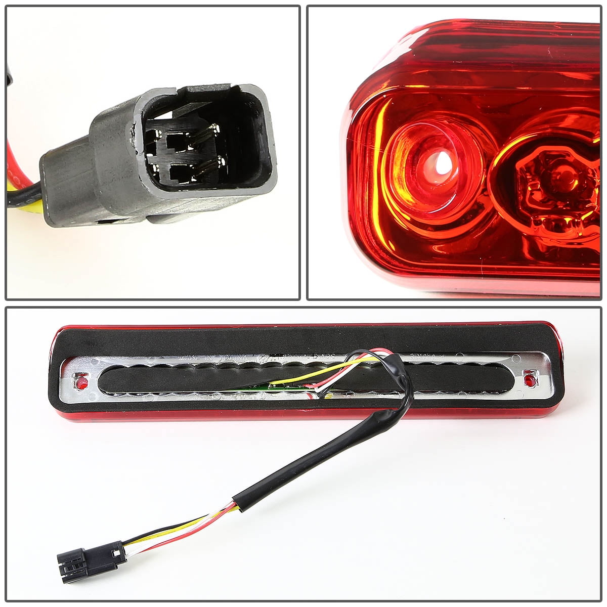 DNA Motoring 3BL-C1088-LED-RD Third Brake Light