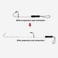 thumbnail image 7 of ZZkhGo Telescopic Aluminum Alloy Fishing Hook Bot 3 Section Stainless Steel Extendable Handle EVA Grip Fish Gaff Landing Tool Outdoor Gear, 7 of 7