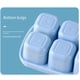 thumbnail image 4 of Cateissary Molde para bandeja de cubitos de hielo, molde para congelador de gelatina de verano de 30ml con tapa, a prueba de polvo, a prueba de fugas, para Cocina y Comedor Amarillo Cateissary HA083395-02, 4 of 6