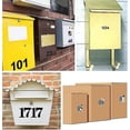thumbnail image 3 of Black Vinyl Numbers Stickers 2 Inch Self Adhesive - Mailbox Numbers Sticker For Mailbox, Signs, Window, Door, Cars, Trucks, Home, Business, Address Nu, 3 of 5