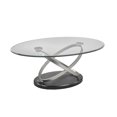 thumbnail image 1 of Table Basse Coastal, Argent/Noir, 1 of 3