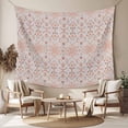 thumbnail image 2 of Orange Boho Large Tapestry for Bedroom Wall Hanging Tapestry,Vintage Southwestern Ethnic Mexican Floral Ceiling Backdrop Tapestries Poster Blanket Wall Decor for Teens Room Living Room Dorm 85" x 90", 2 of 8