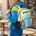 thumbnail image 2 of KUIFORTI Dolphin Print Toddler Backpack Kids School Bag with Side Pockets Adjustable Straps Lightweight for Preschool Kindergarten Back to School Supplies Gifts, 2 of 7