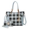 Checkered Light Blue