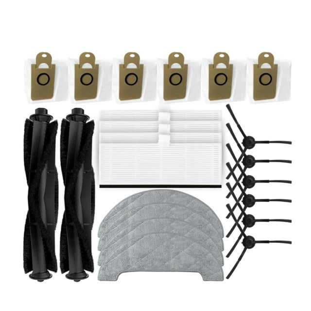 Para L11, Pieza de Repuesto, Cepillo Principal, Borde Giratorio, Cepillo Lateral, Filtro Hepa, Trapeador, Bolsa para el Polvo, Accesorios para Aspiradora Robot