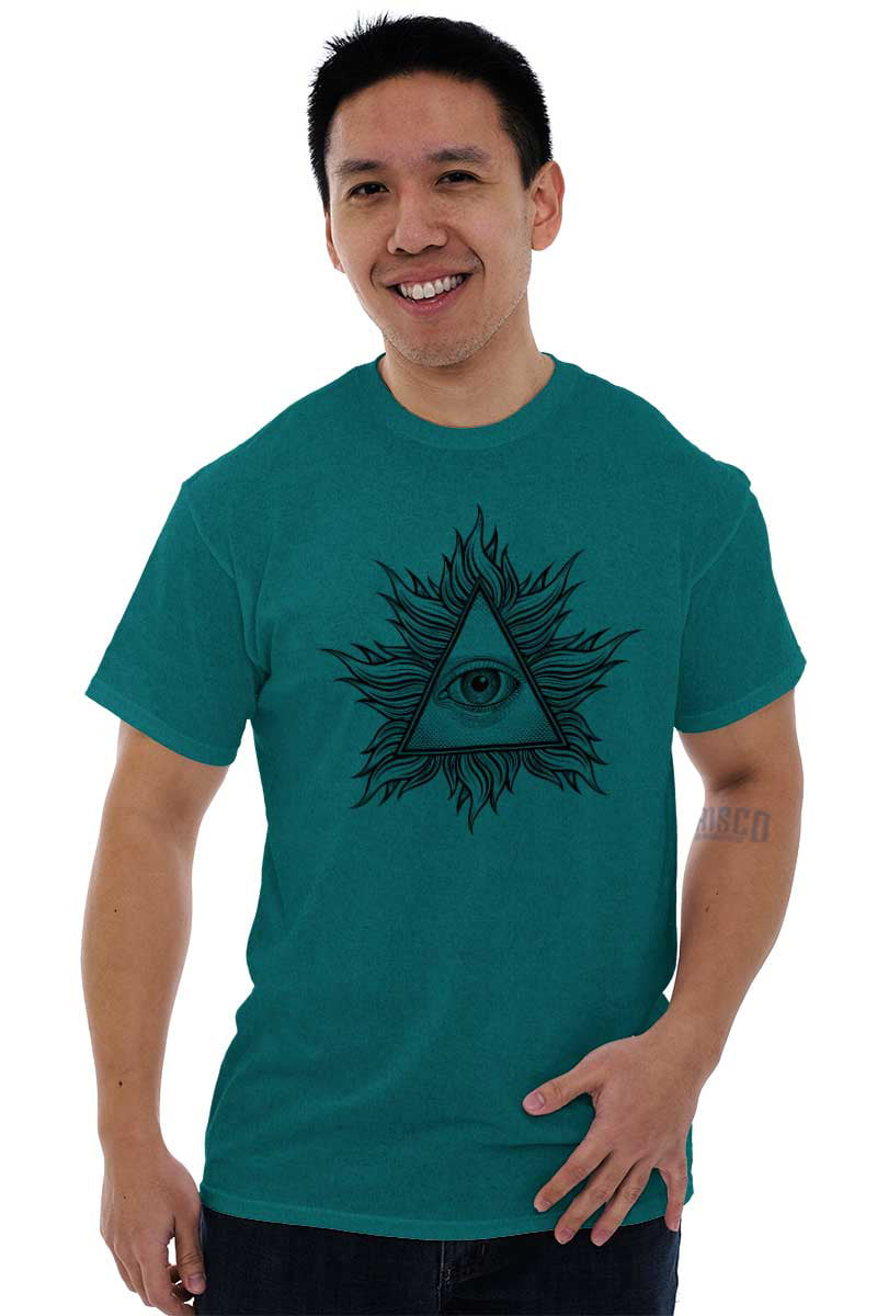 Diamond Galaxy Cartoon Hands Women's T-Shirt Illuminati Cool Graphic Novelty Tee