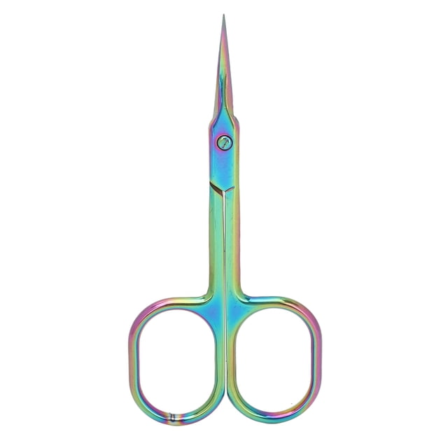 Manicure Scissors, Dead Skin Removal Easily Trimming Color Plating Manicure Cuticle Scissors for Pedicure