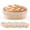 10"-Oval Basket Set-4 Pack, variant on 6.5 Inch Banneton Bread Proofing Basket Oval Mini Set Of 6 Small Sourdough With Liner Rattan Baking Supplies For Home