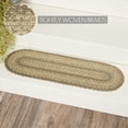 thumbnail image 5 of VHC Brands Cobblestone Stair Tread, Jute Blend, Oval, Tan Grey White, 8.5 x 27 inches, 5 of 5