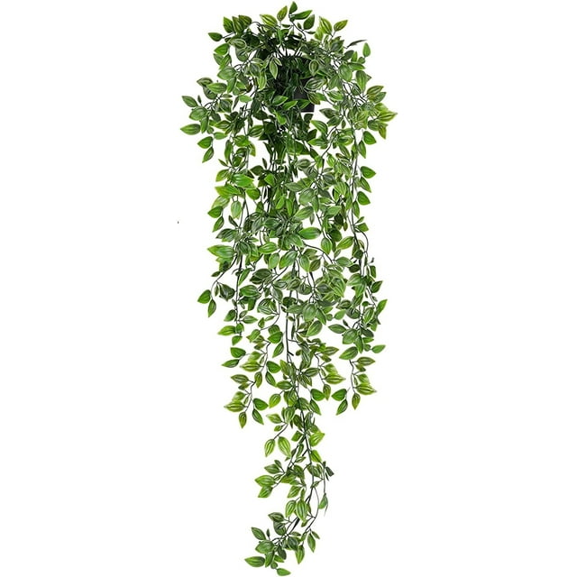 FrSara Artificial Hanging Plants, Fake Hanging Plants Small Fake Potted