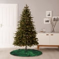 thumbnail image 6 of Sikiie Green Leave Fern Nativity Christmas Tree Skirt, Jesus Christian Winter Holiday Tree Mat Decoration(30-48IN)30", 6 of 6