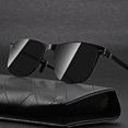 thumbnail image 1 of Gafas de sol de nailon de alta definición, gafas de sol coreanas de metal, gafas de moda negras XianweiShao  9024715050243, 1 of 1
