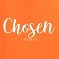thumbnail image 5 of Wild Bobby Chosen 1 Peter 2:9 Inspirational/Christian Unisex Graphic Hoodie Sweatshirt, Orange, Small, 5 of 5