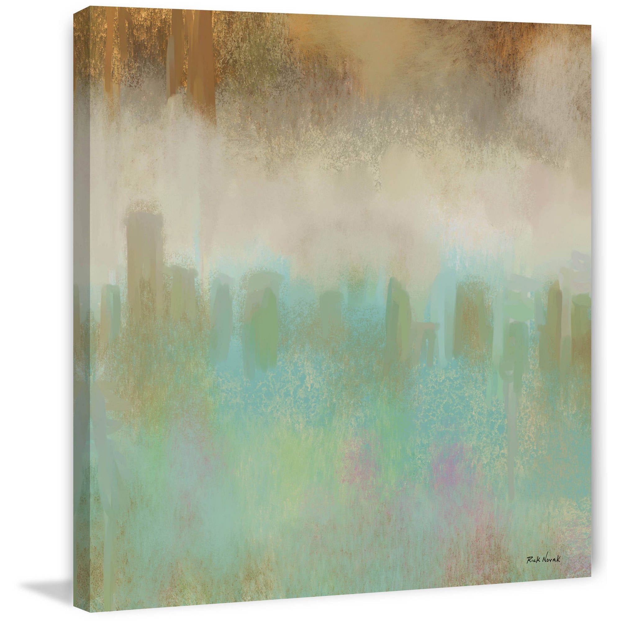 Marmont Hill "City Mood" by Rick Novak Painting Print on Wrapped Canvas